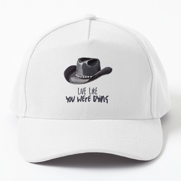 Item preview, Live Like You Were Dying – Watercolor Cowboy Hat designed and sold by HonkyTonk2025.