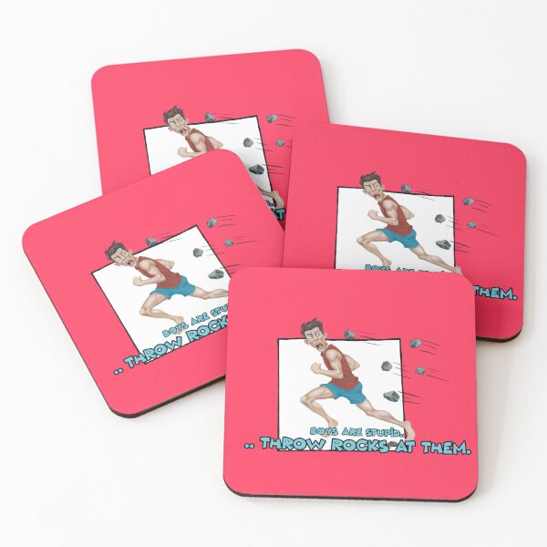 Item preview, Boys are stupid.. throw rocks at them designed and sold by wiltzenartist.