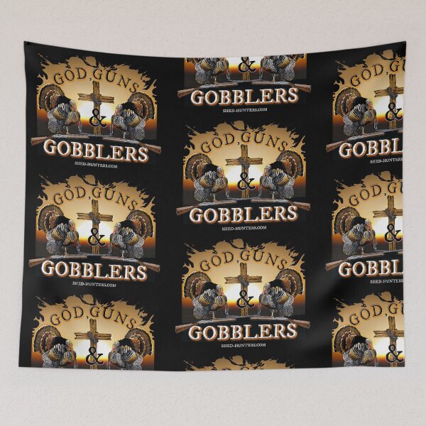Item preview, God, Guns & Gobblers Turkey Hunting  designed and sold by ShedHunters.