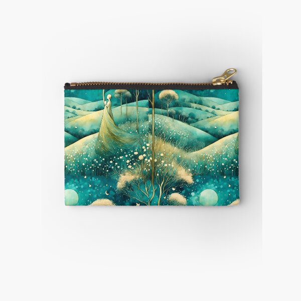 Item preview, Green field flower flowers tapestry Blue wildflowers  designed and sold by Coolparrotgirl.
