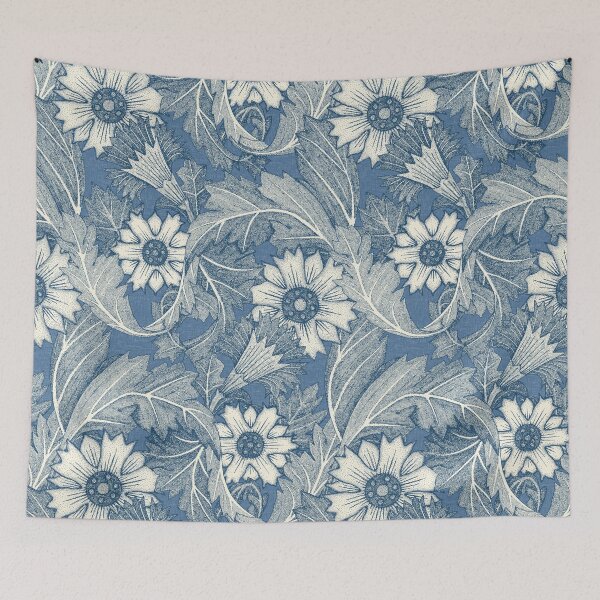 Item preview, acanthus cobalt denim designed and sold by scrummy.