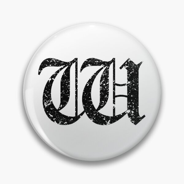 Item preview, Capital Letter M - Eroded / Distressed Gothic Blackletter Script / Old English Font (Black) designed and sold by STUDIO-72.