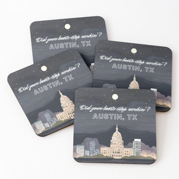 Item preview, Did Your Boots Stop Workin’? – Austin, TX Capitol Nightscape designed and sold by HonkyTonk2025.