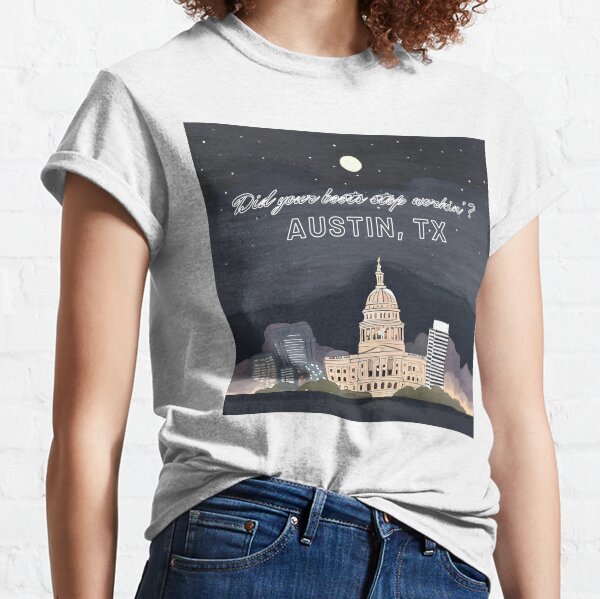 Item preview, Did Your Boots Stop Workin’? – Austin, TX Capitol Nightscape designed and sold by HonkyTonk2025.