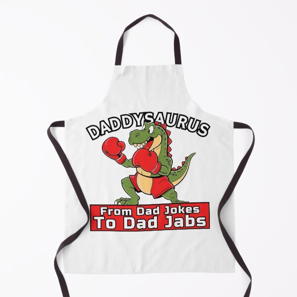 Item preview, Daddysaurus Boxing Funny sticker From Dad Jokes to Dad Jabs designed and sold by SaavedraDesign.