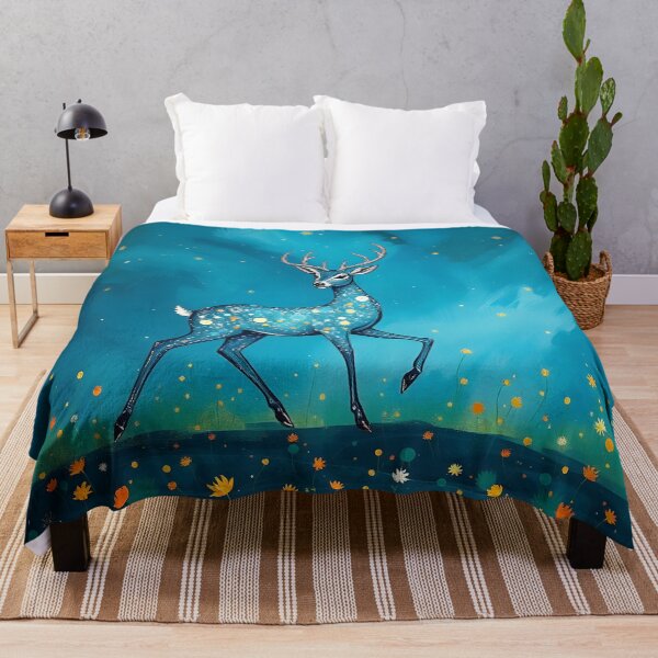 Item preview, Reindeer On A Warm Midsummer's Night designed and sold by debbiedwarika.