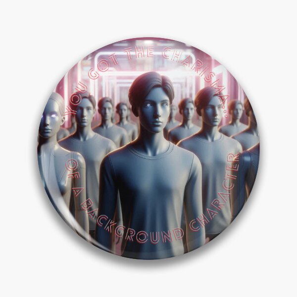 Item preview, NPC Vibes - You got the charisma of a background character designed and sold by nature. electrified..