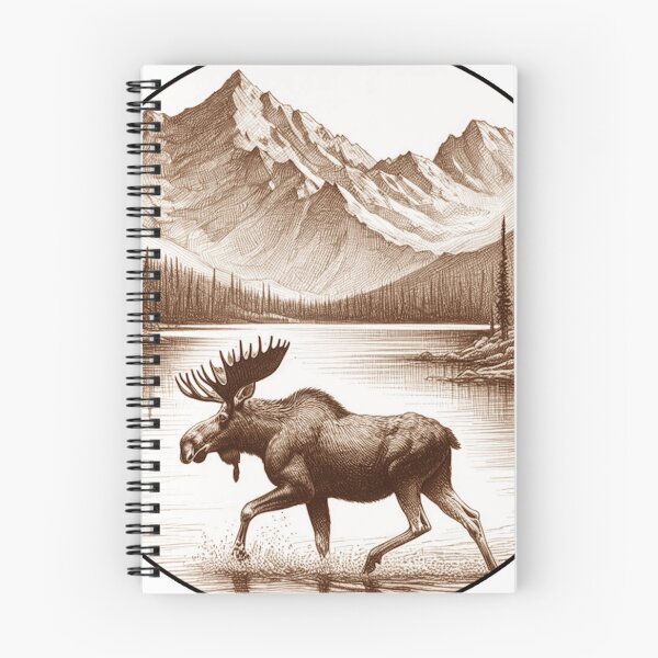 Item preview, Lago de cruce de alces designed and sold by Tenpaces.