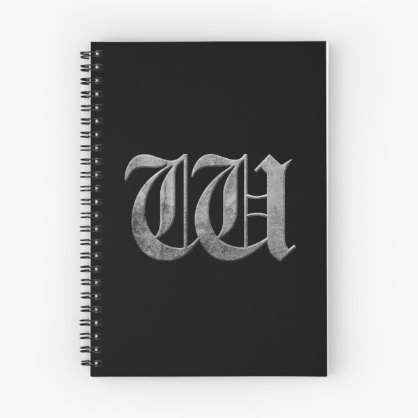 Item preview, Capital Letter W - Worn Stone Effect Gothic Blackletter Script / Old English Font designed and sold by STUDIO-72.
