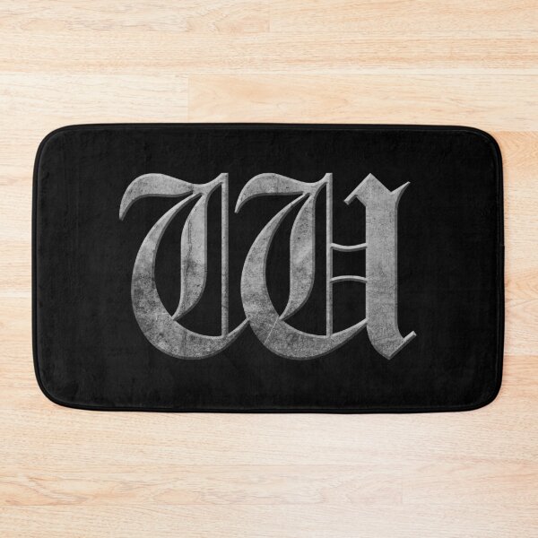 Item preview, Capital Letter W - Worn Stone Effect Gothic Blackletter Script / Old English Font designed and sold by STUDIO-72.