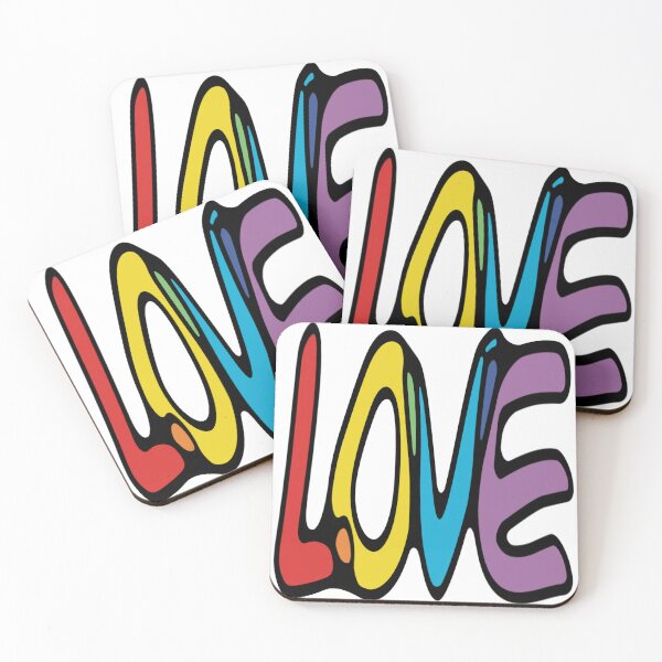 Item preview, Rainbow Love designed and sold by OddDuckCreation.
