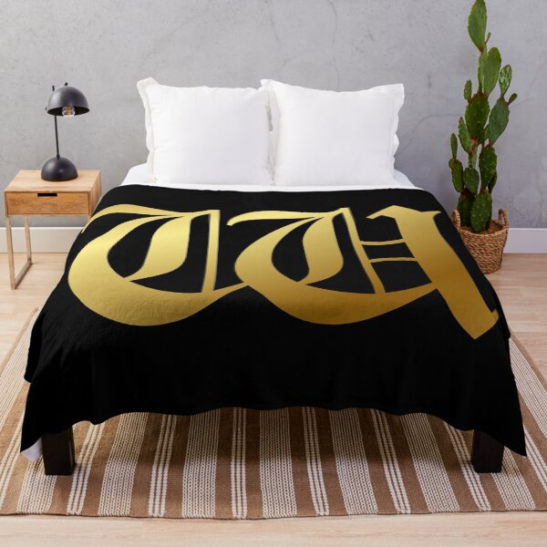 Item preview, Capital Letter W - Foil Gold Effect Gothic Blackletter Script / Old English Font designed and sold by STUDIO-72.