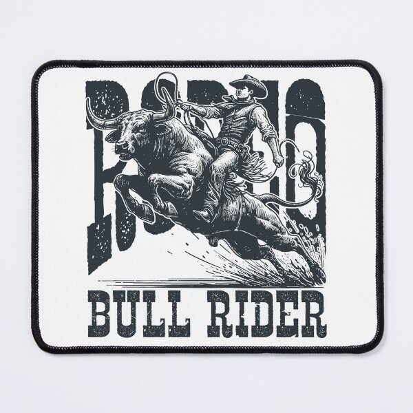 Item preview, Rodeo Bull Rider, Western Cowboy Graphic Tee, Country Ranch Wear, Vintage Rodeo, Bull Riding, Cowboy Rodeo Top designed and sold by Richard529.