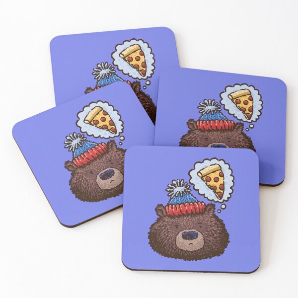 Item preview, Pizza On The Brain Bear designed and sold by nickv47.