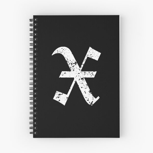 Item preview, Capital Letter X - Eroded / Distressed Gothic Blackletter Script / Old English Font (White) designed and sold by STUDIO-72.