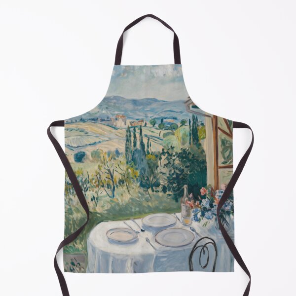 Item preview, Provence Outdoor Dining – French Countryside Landscape with Table Setting designed and sold by CARRAANN.