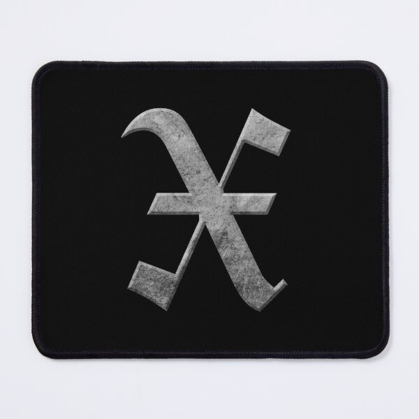 Item preview, Capital Letter X - Worn Stone Effect Gothic Blackletter Script / Old English Font designed and sold by STUDIO-72.