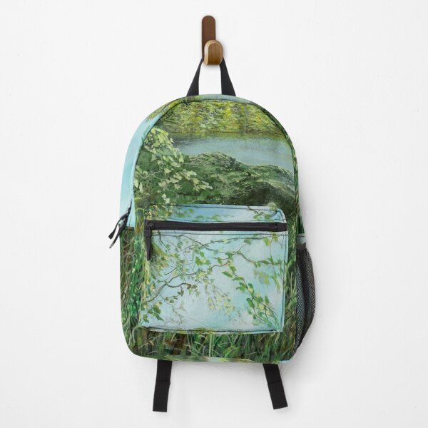 Item preview, Natural Seat - Seat by the Water in the Forest designed and sold by art paintings.