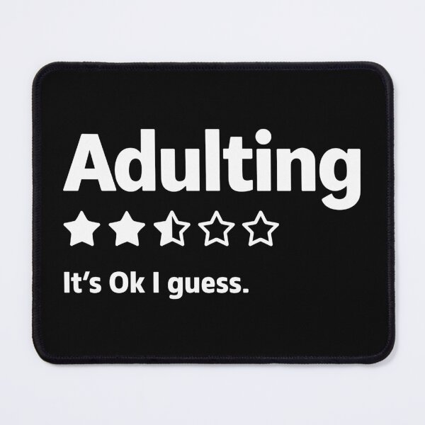 Item preview, Adulting - One Star Review designed and sold by Aredbox.