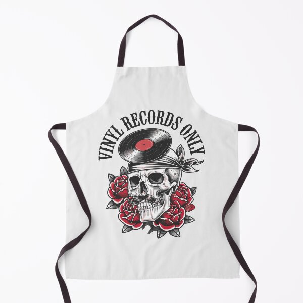 Item preview, Only Vinyl Records Djs – Retro Skull and Vinyl Design for True DJ Fans designed and sold by paulo silveira.