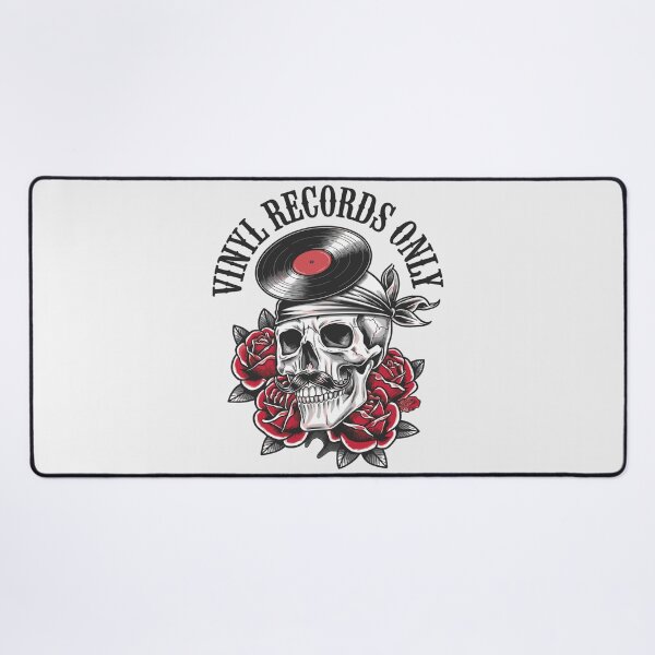 Item preview, Only Vinyl Records Djs – Retro Skull and Vinyl Design for True DJ Fans designed and sold by paulo silveira.