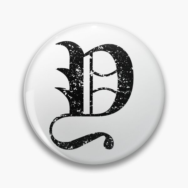 Item preview, Capital Letter Y - Eroded / Distressed Gothic Blackletter Script / Old English Font (Black) designed and sold by STUDIO-72.