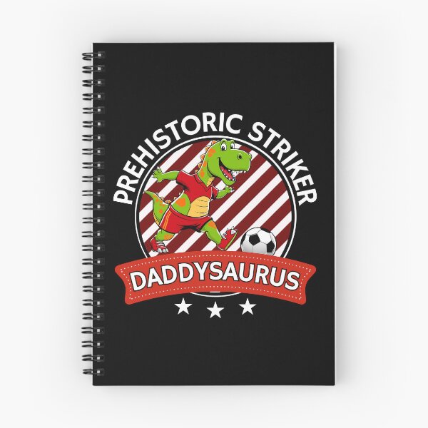 Item preview, Daddysaurus Rex Funny T Shirt Futbol Soccer Prehistoric Striker designed and sold by SaavedraDesign.