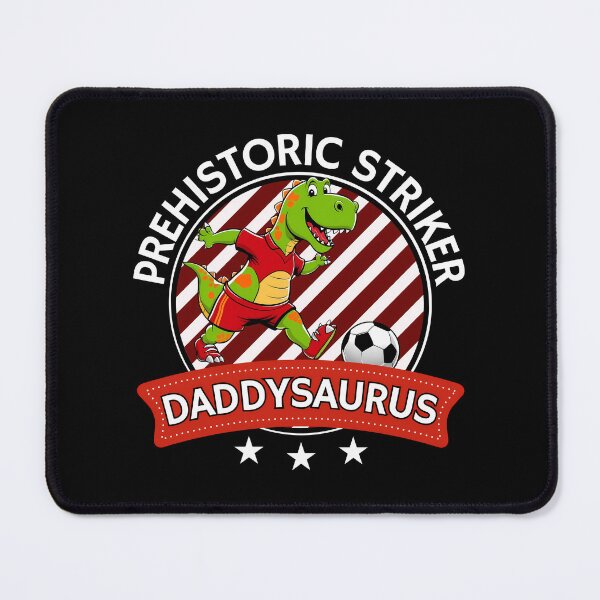 Item preview, Daddysaurus Rex Funny T Shirt Futbol Soccer Prehistoric Striker designed and sold by SaavedraDesign.