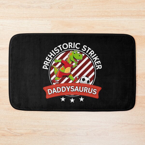 Item preview, Daddysaurus Rex Funny T Shirt Futbol Soccer Prehistoric Striker designed and sold by SaavedraDesign.