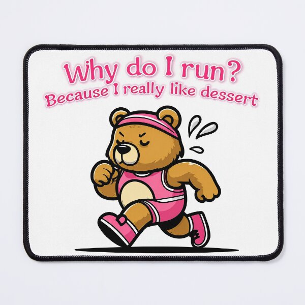 Item preview, Why do I run? Because I really like dessert - funny designed and sold by StudioArtMingle.
