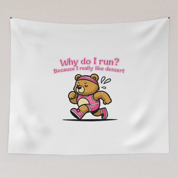 Item preview, Why do I run? Because I really like dessert - funny designed and sold by StudioArtMingle.