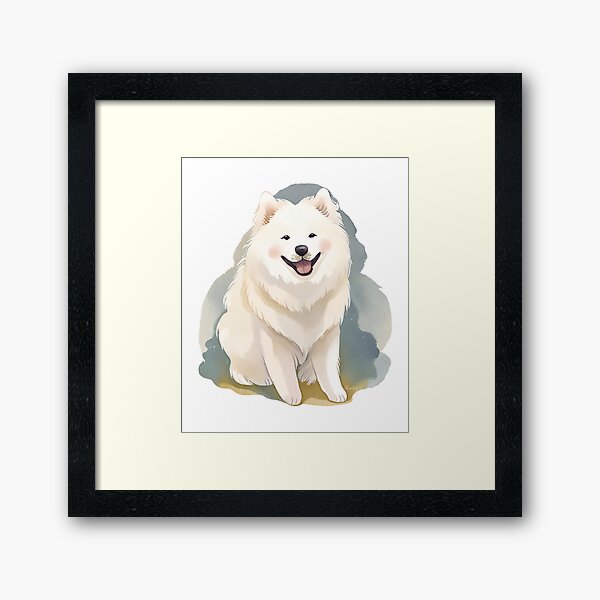 Item preview, Watercolour Samoyed designed and sold by TheresaNicole.