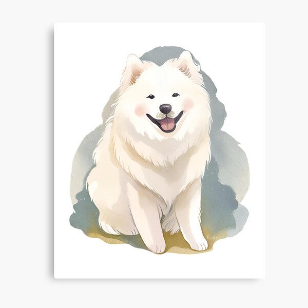 Item preview, Watercolour Samoyed designed and sold by TheresaNicole.