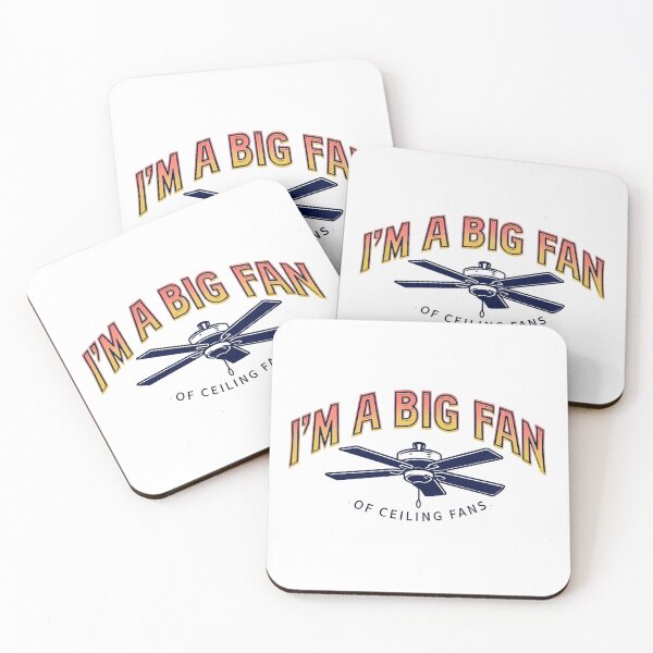 Item preview, I'm a big fan of ceiling fans - funny pun intended designed and sold by StudioArtMingle.