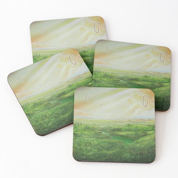 Item preview, Flying rings - flying rings over a landscape designed and sold by art paintings.
