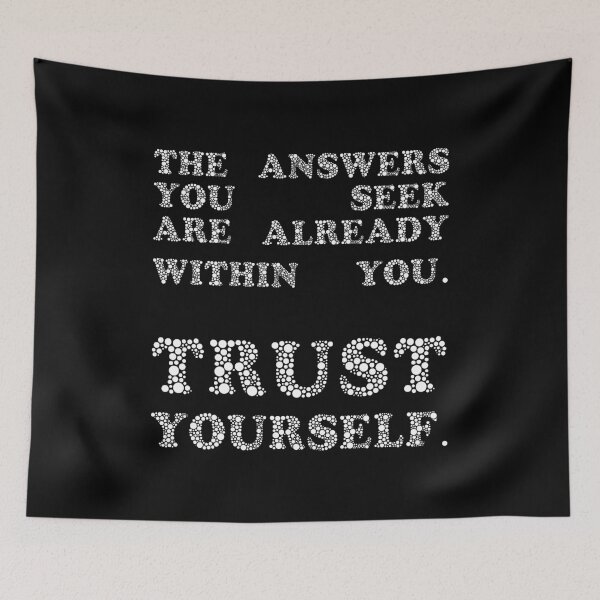 Item preview, The answers you seek are already within you. Trust yourself., Unique designed and sold by villacreativa.