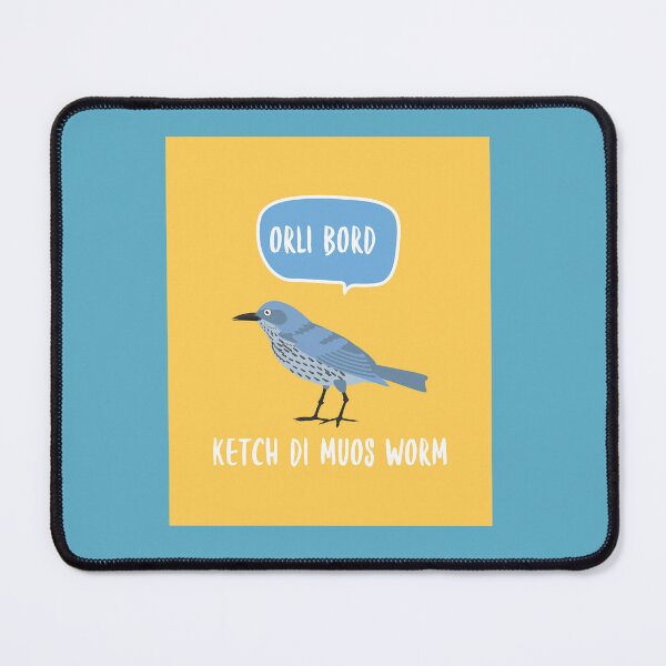 Item preview, Orli Bord, Ketch Di Muos Worm, Jamaican Patois designed and sold by Kolcha.