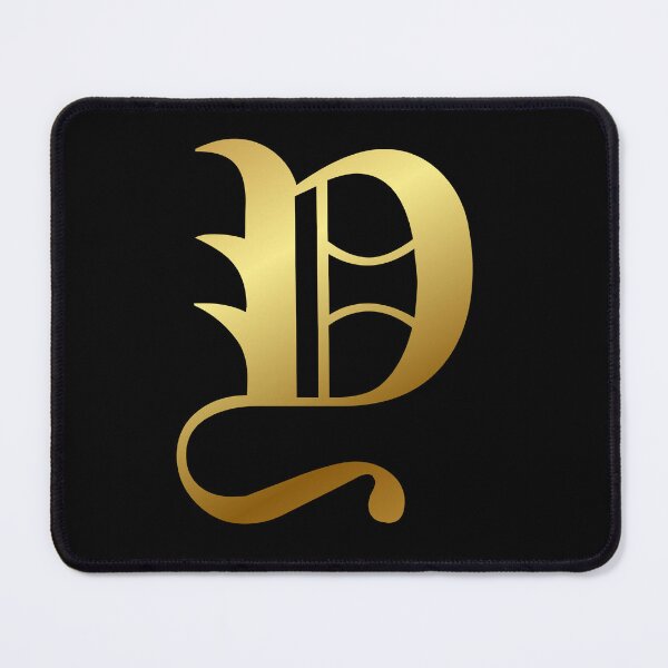 Item preview, Capital Letter Y - Foil Gold Effect Gothic Blackletter Script / Old English Font designed and sold by STUDIO-72.