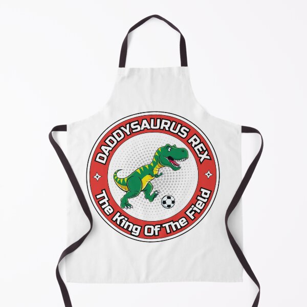 Item preview, Daddysaurus Rex Funny Futbol Soccer Sticker The King of the Field designed and sold by SaavedraDesign.
