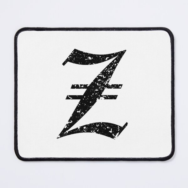 Item preview, Capital Letter Z - Eroded / Distressed Gothic Blackletter Script / Old English Font (Black) designed and sold by STUDIO-72.