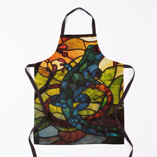 Item preview, Salamander in Stained Glass designed and sold by RedHandedOD.