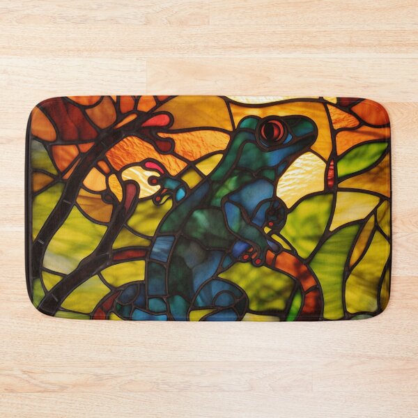 Item preview, Salamander in Stained Glass designed and sold by RedHandedOD.
