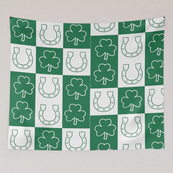 Item preview, Shamrock Horseshoe St Patrick's Day Png designed and sold by Stickera Hub.