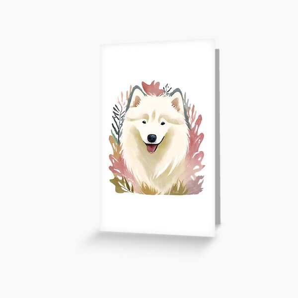 Item preview, Watercolour Samoyed designed and sold by TheresaNicole.