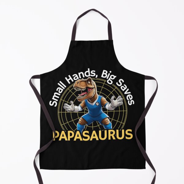 Item preview, Daddysaurus Rex Funny T Shirt Futbol Soccer Goalkeeper Papasaurus designed and sold by SaavedraDesign.