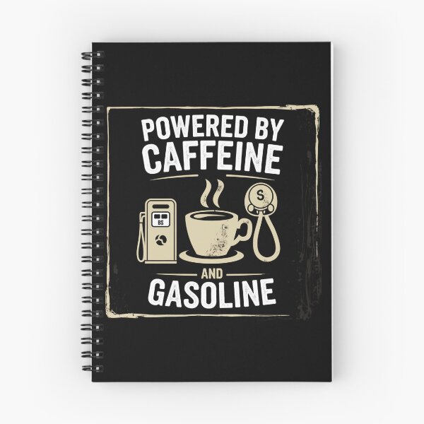 Item preview, Powered By Caffeine and Gasoline designed and sold by PosiVibes Co..