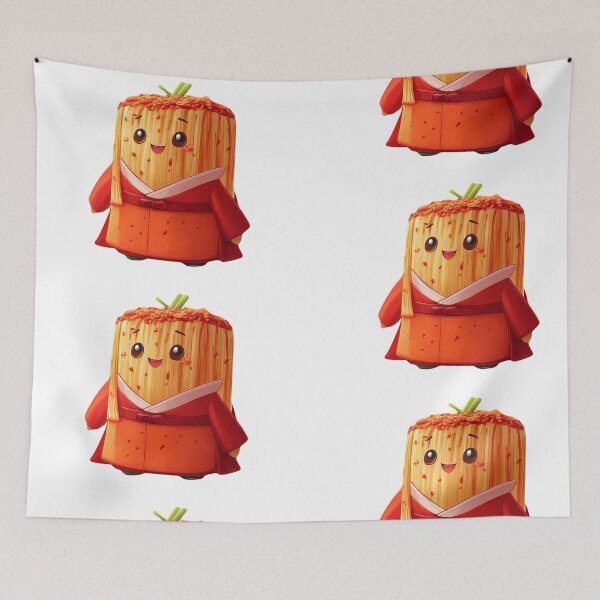 Item preview, "Kawaii Warrior Kimchi" designed and sold by OneMillionSpot.