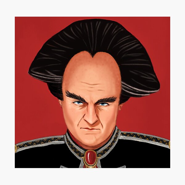 Artikelvorschau, Babylon 5 Centauri Londo Roter Hintergrund entworfen und verkauft von orionlodubyal.