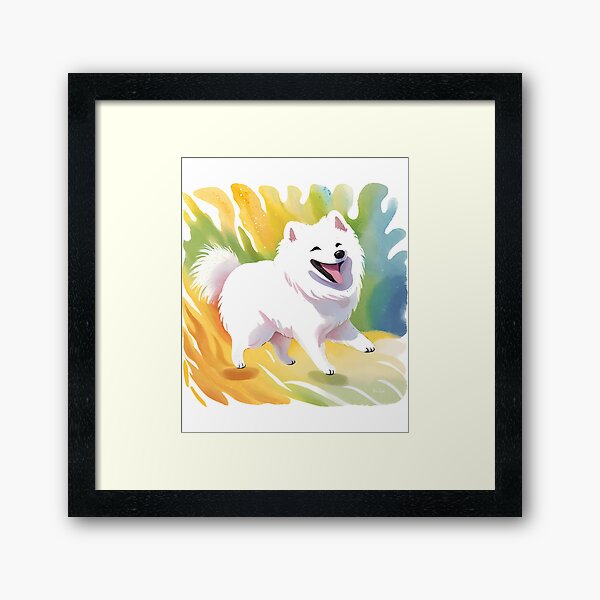Item preview, Watercolour Samoyed designed and sold by TheresaNicole.