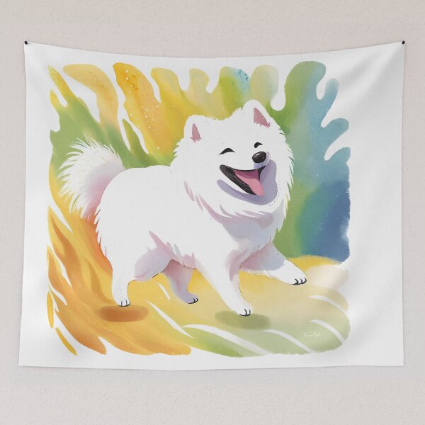 Item preview, Watercolour Samoyed designed and sold by TheresaNicole.
